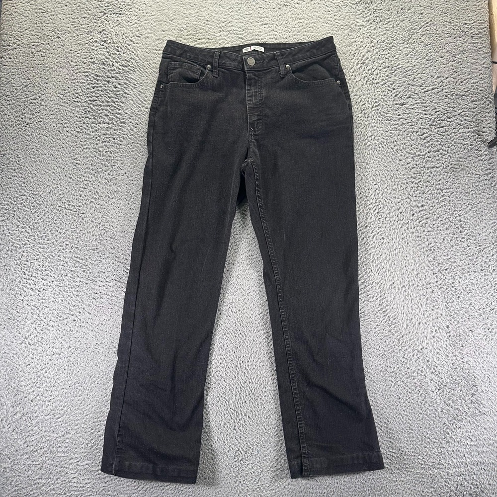 Riders by Lee Jeans Womens 32x31 Black Cotton Denim Straight Relaxed Workwear